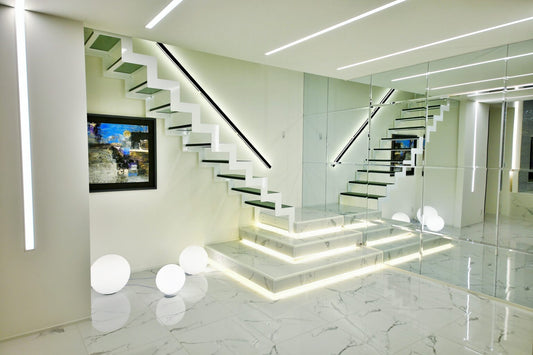 大理石調柄タイル 600×600