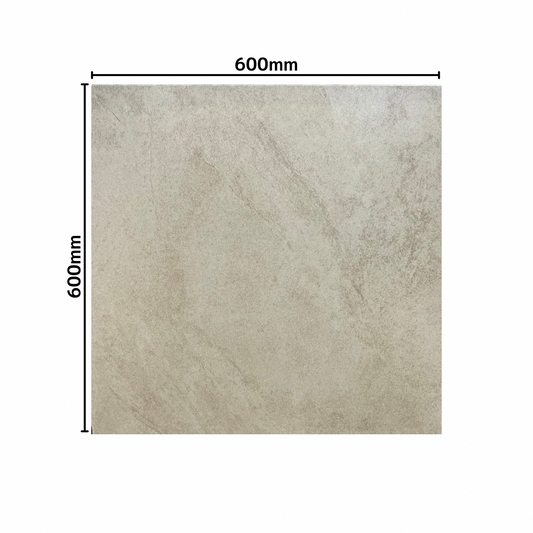 ベージュ石目柄タイル